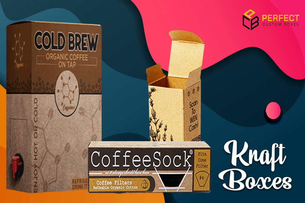 Utilize Trendy Kraft Boxes with Colorful Designs